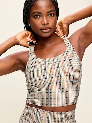 Light Support PowerSoft Longline Sports Bra | Old Navy (US)