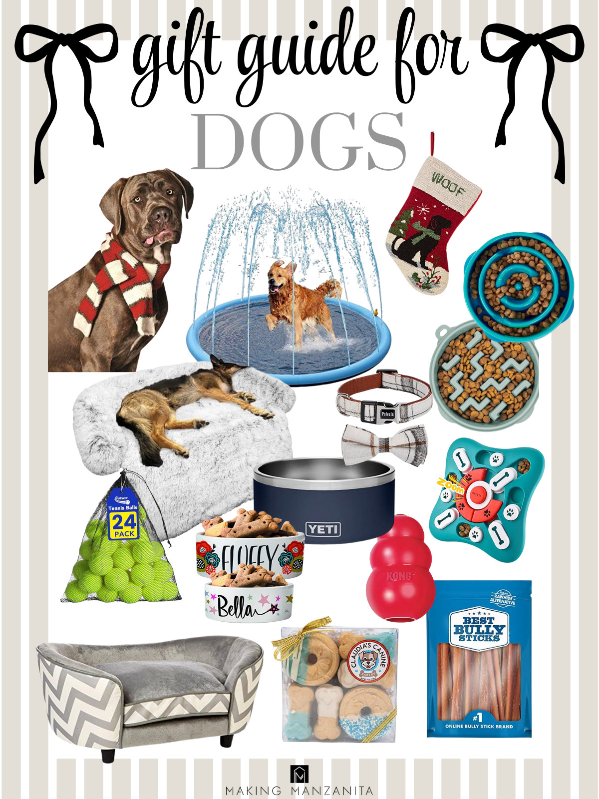 Because dogs deserve gifts too! This guide is full of fun toys, tasty treats, and cozy gear for your furry best friend. #dogs #pets #giftguide
 

 #LTKGiftGuide #LTKHoliday