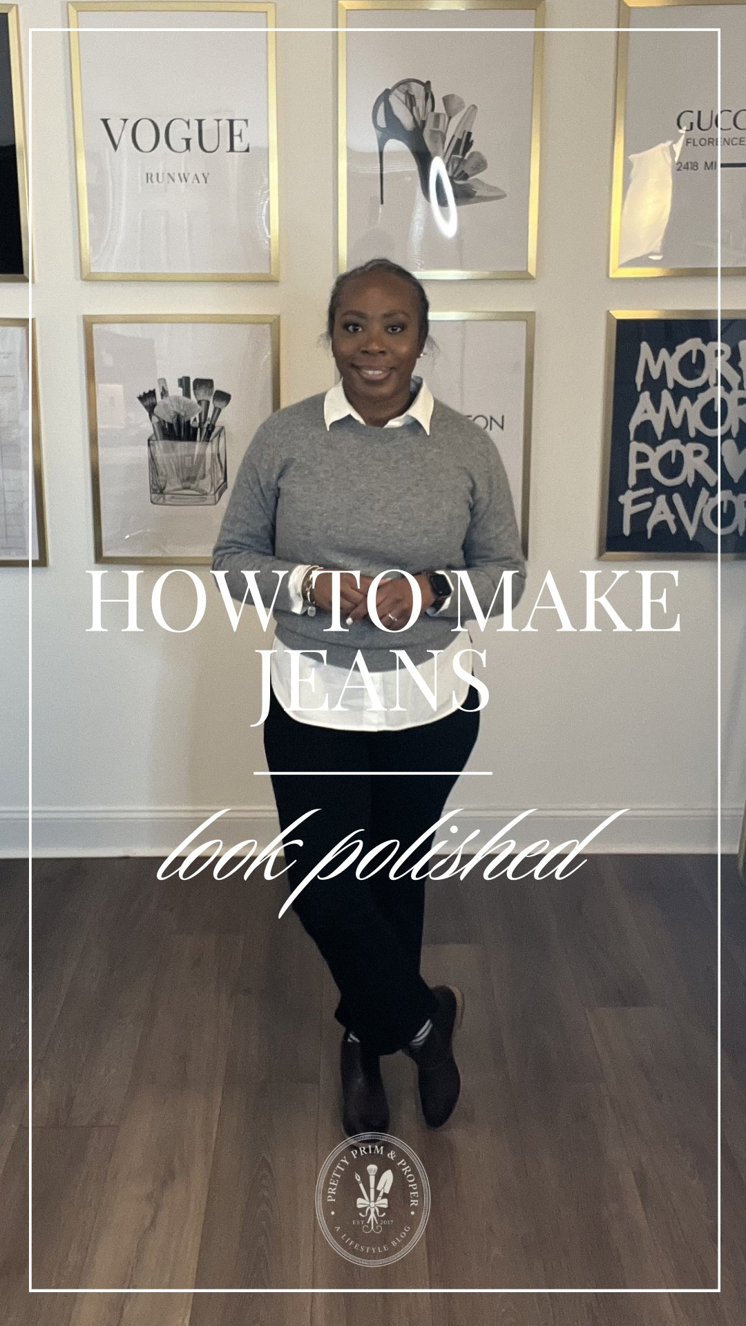 A polished outfit is all about intentional details 🤍

Structured layers, rich tones, and classic accessories elevate even the simplest pieces. 

All pieces fit TTS  
Sweater: M
Button up: M
Jeans: 30

#LTKOver40 #LTKootd