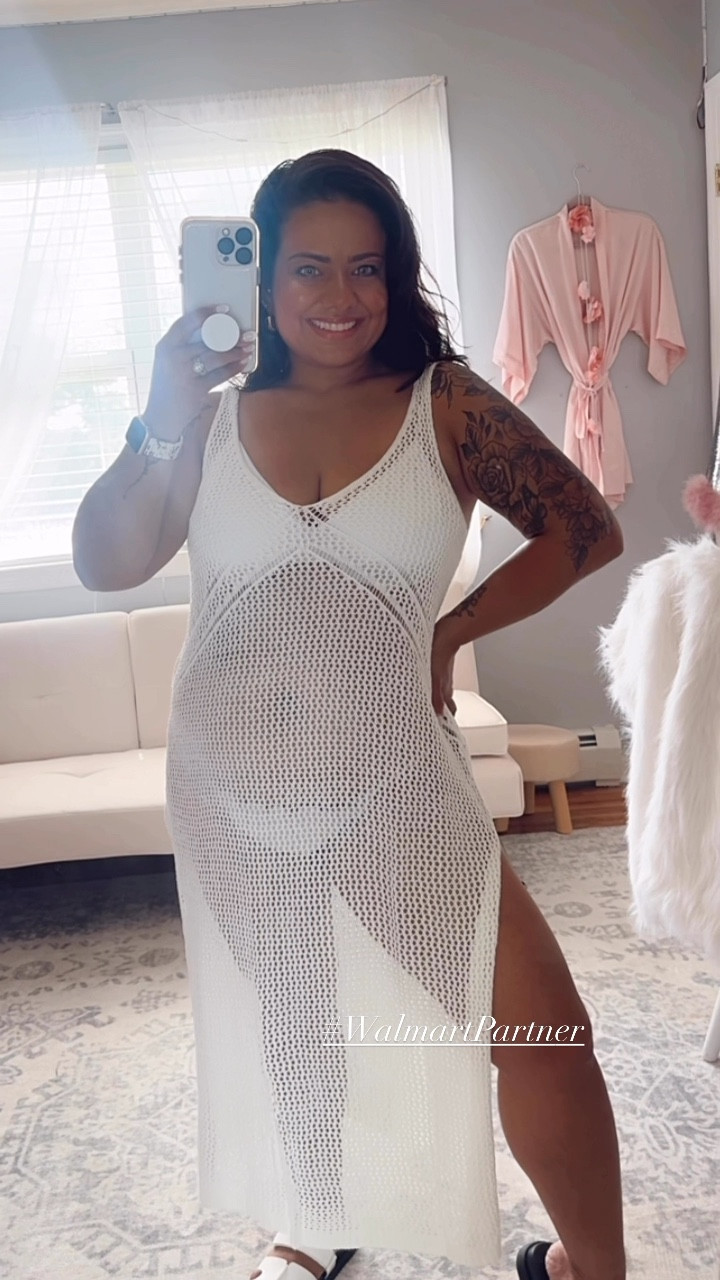 Walmart Beach Cover Ups! I’ve found the most gorgeous beach cover ups for us!!🫶🏼#walmartpartner @walmart #walmart 

#LTKStyleTip #LTKSeasonal #LTKSwim