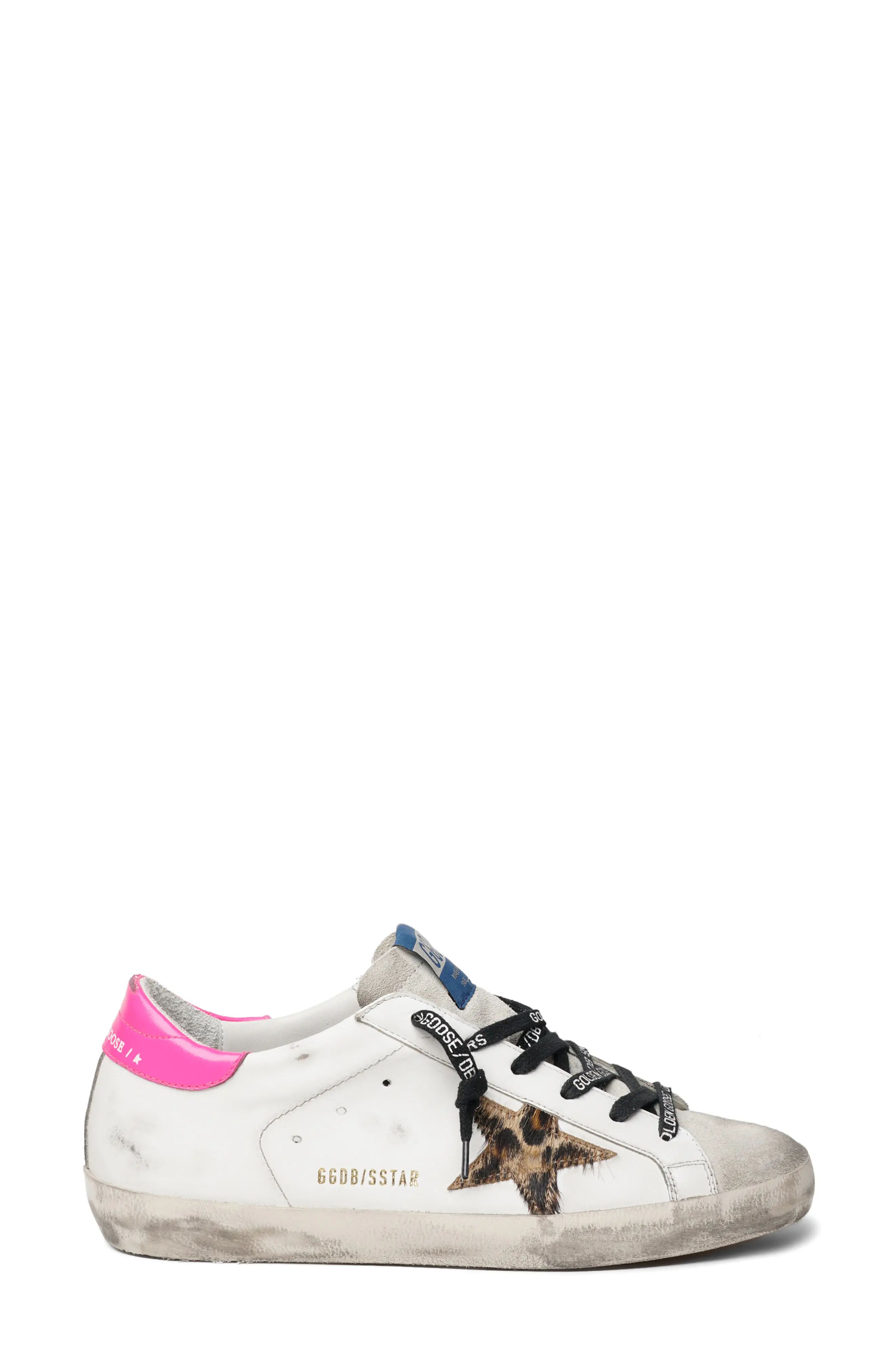 Women's Golden Goose Super-Star Genuine Calf Hair Sneaker, Size 7US - White | Nordstrom