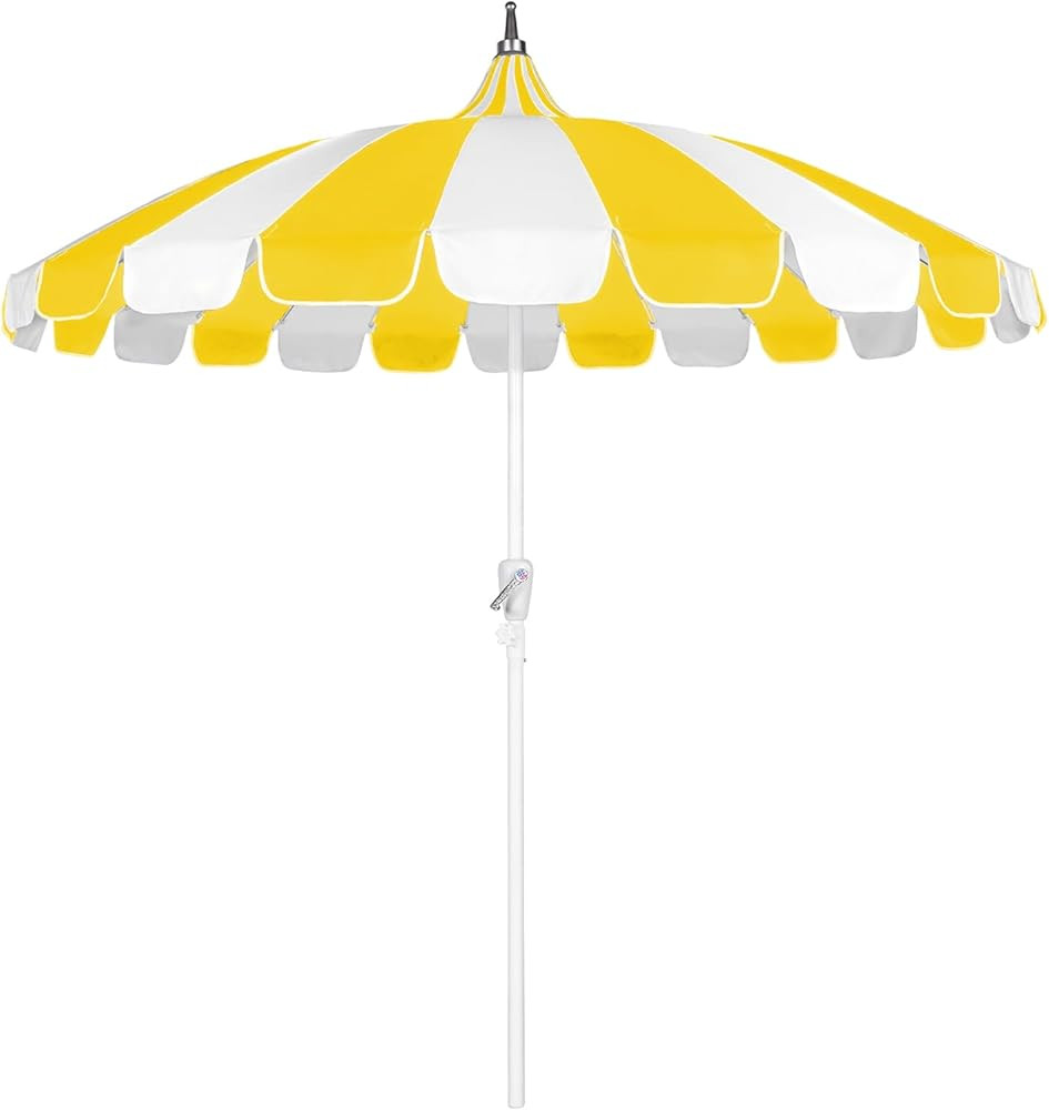 8Ft Patio Pagoda Umbrella, UV Protect Pool Umbrellas with Heavy Duty Pole, Outdoor Market Umbrell... | Amazon (US)