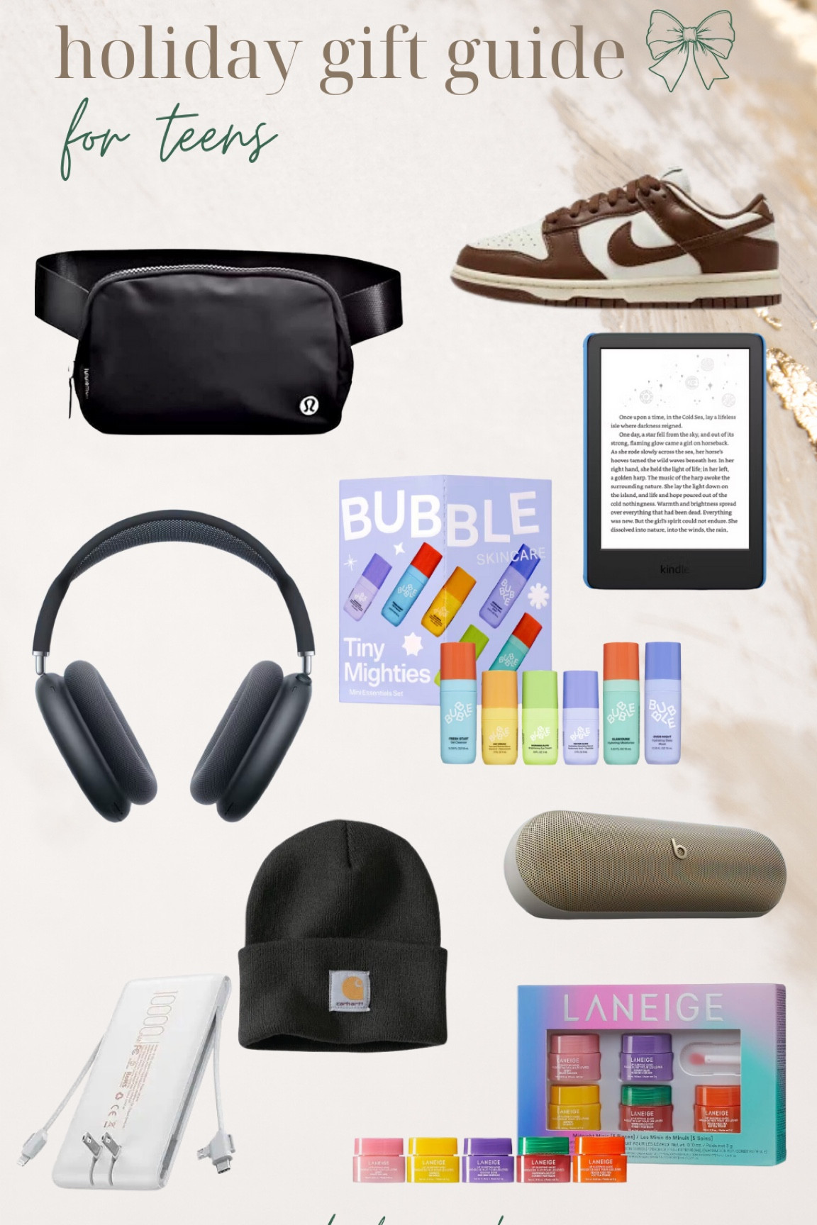 Christmas gift guide for the teens 

Teen gift guide, holiday gift guide, Christmas gift ideas 

#LTKFindsUnder100 #LTKGiftGuide #LTKWatchNow