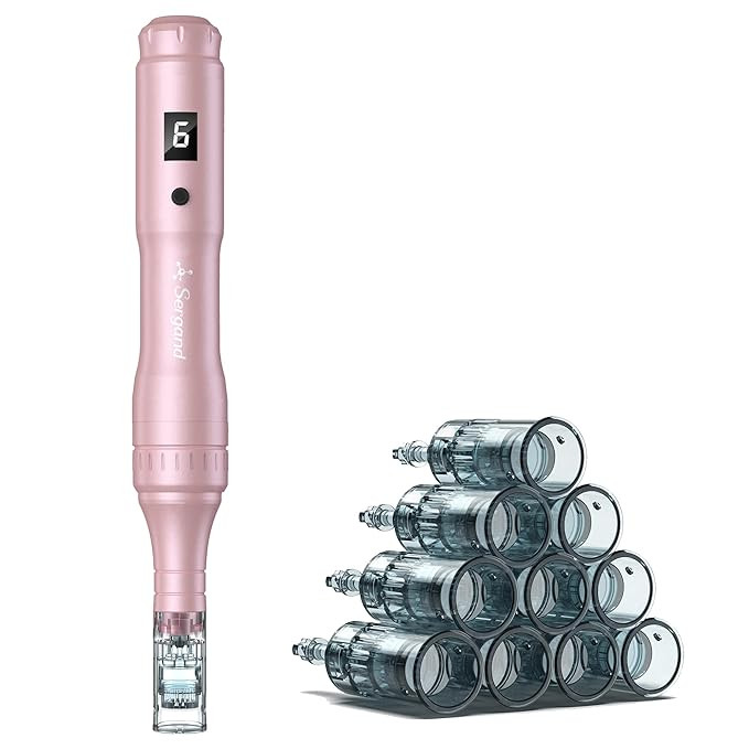 Microneedle Derma Roller Pen - 0.25 mm Derma Roller Beauty Pen - Microneedles Roller Pen Skin Car... | Amazon (US)
