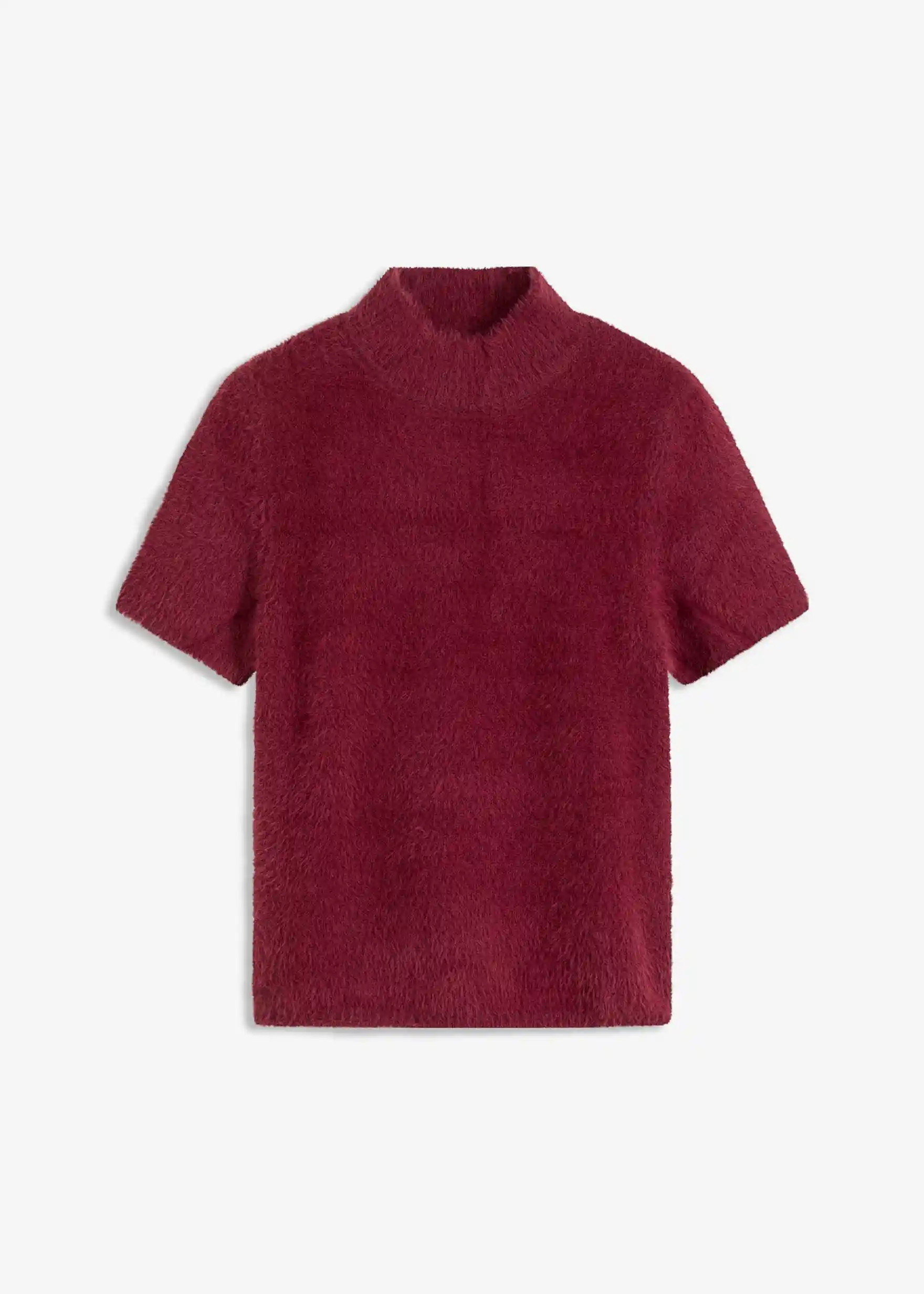 eleganter Federgarn Pullover,  fällt etwas schmaler aus, wer es etwas weiter mag gerne eine Numm... | Bonprix DE