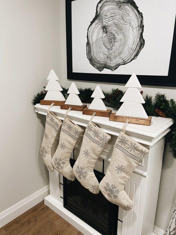 Read the full title
    Stocking Holder  | Stocking | Home Decor | Christmas Tree Stocking Holder... | Etsy (CAD)