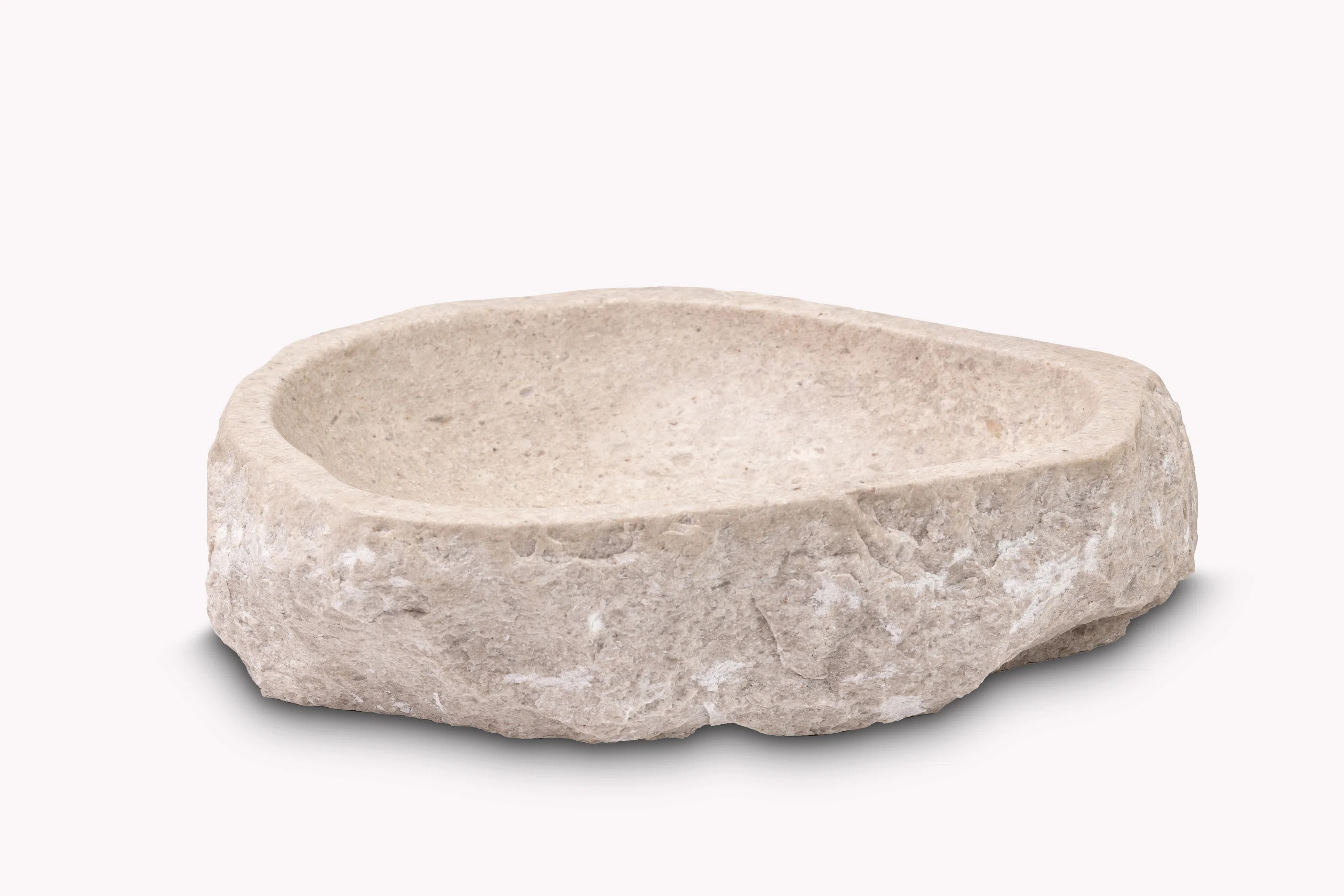 Natural Stone Vessel Bathroom Sink Rustic Ojinaga Marble GA067 | Wayfair North America