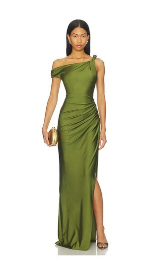 NBD Shilpa Maxi Dress in Green. - size S | Revolve Clothing (Global)