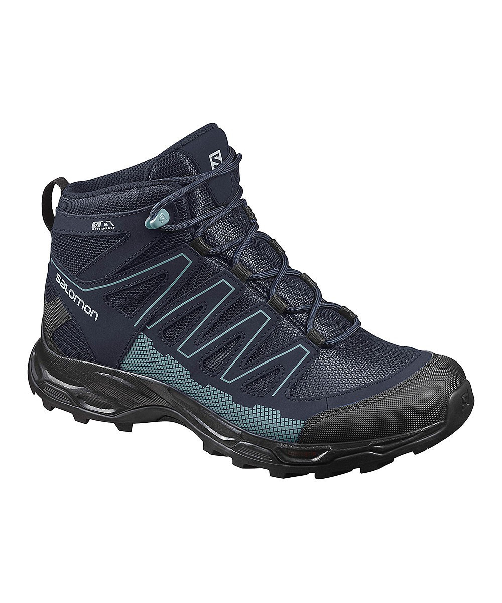 Salomon Women's Hiking Boots India - Ink Blue Pathfinder Mid Hiking Boot - Women | Zulily