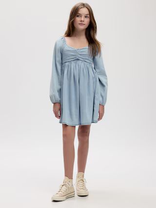 Kids Ruched Denim Dress | Gap (US)