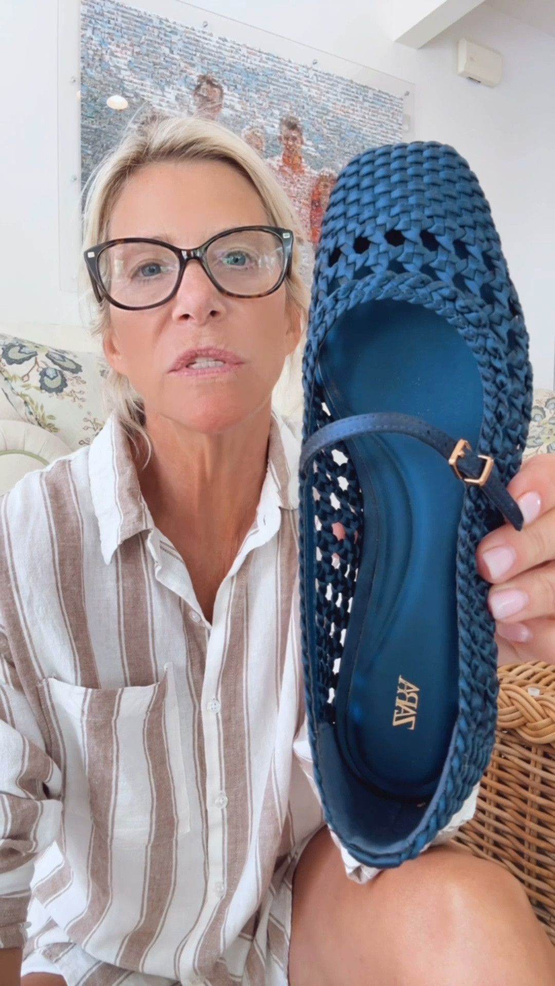 Cutest navy woven flats for right now and all Fall!

#LTKootd #LTKOver40 #LTKTravel