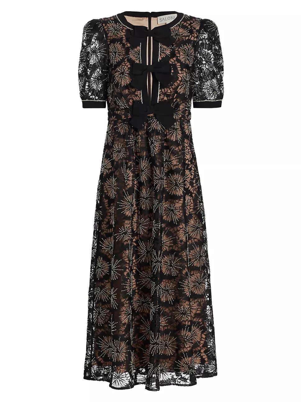 Jamie Embroidered Midi-Dress | Saks Fifth Avenue
