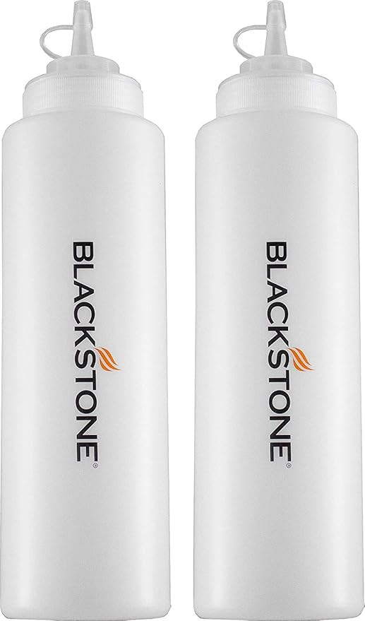 Blackstone 5071 Premium Leak-Free 32 oz Large Set of 2 Durable Clear Food Dispenser Squeeze Squir... | Amazon (US)