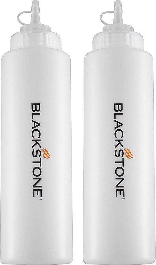 Blackstone 5071 Premium Leak-Free 32 oz Large Set of 2 Durable Clear Food Dispenser Squeeze Squir... | Amazon (US)