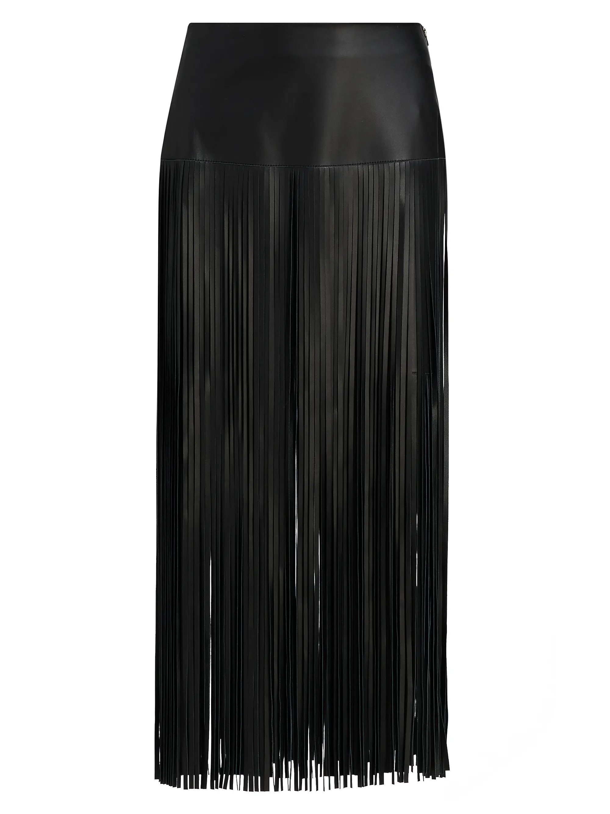 Kobi Halperin Monte Fringed Leather Midi-Skirt | Saks Fifth Avenue | Saks Fifth Avenue