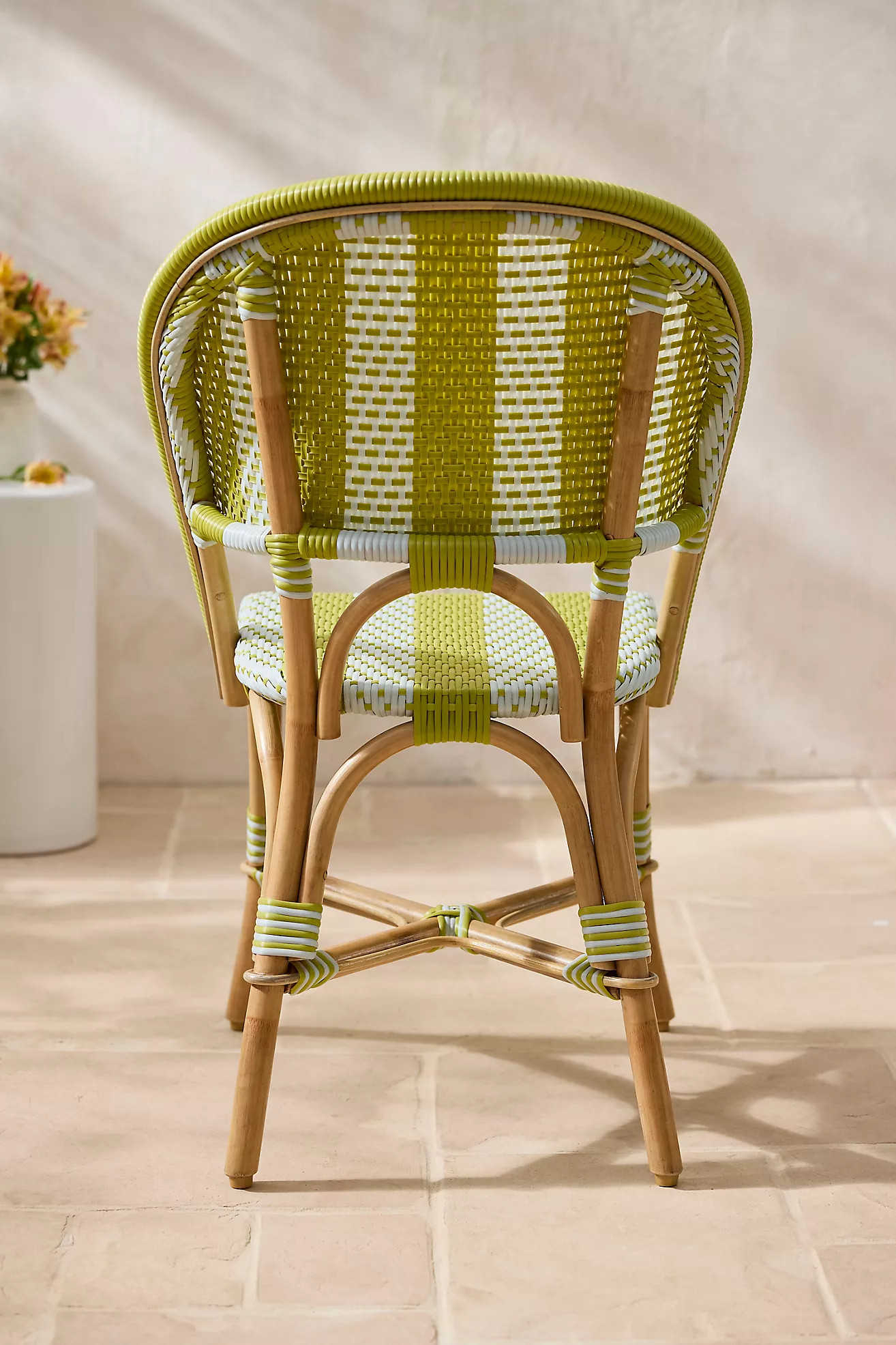 Striped Woven Indoor/Outdoor Bistro Chairs, Set of 2 | Anthropologie (US)