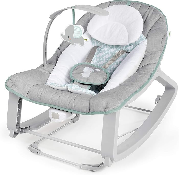 Ingenuity Keep Cozy 3-in-1 Grow with Me Vibrating Baby Bouncer, Seat & Infant to Toddler Rocker, ... | Amazon (US)