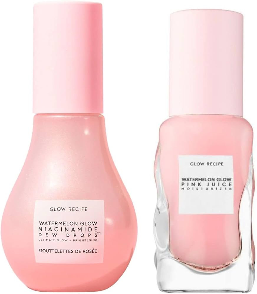 Glow Recipe 2-Piece Gift Set with Watermelon Glow Pink Juice Oil-Free Moisturizer Mini (25ml) + W... | Amazon (US)