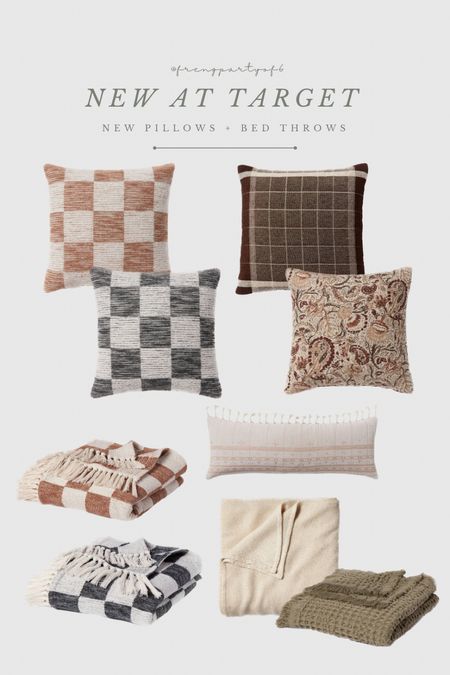 New pillows and throws at Target! Loving these fall finds. The checkered throws are 😍

#LTKhome #LTKSeasonal #LTKfindsunder100