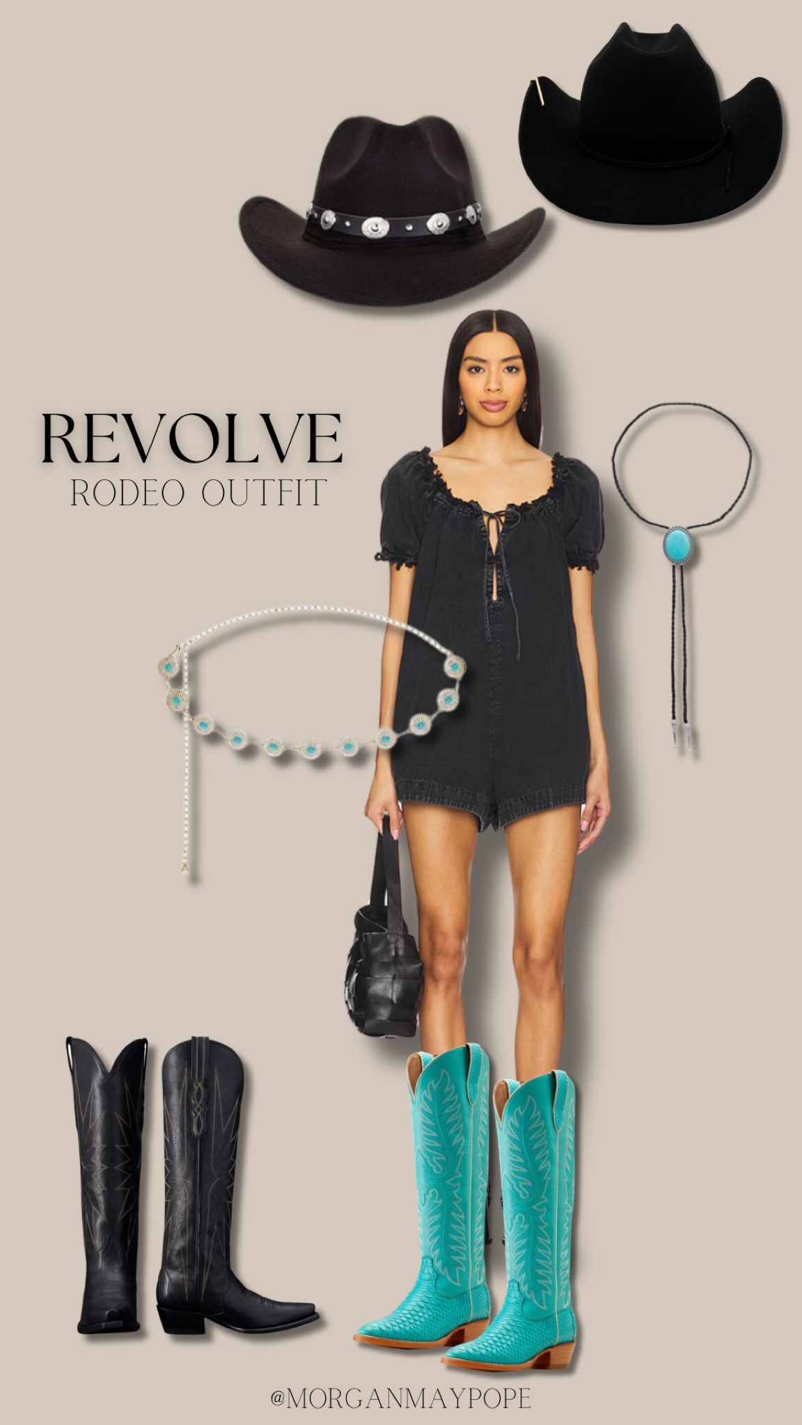 Rodeo outfit inspo from revolve ! Turquoise love ittttt 

#LTKStyleTip #LTKShoeCrush #LTKMostLoved