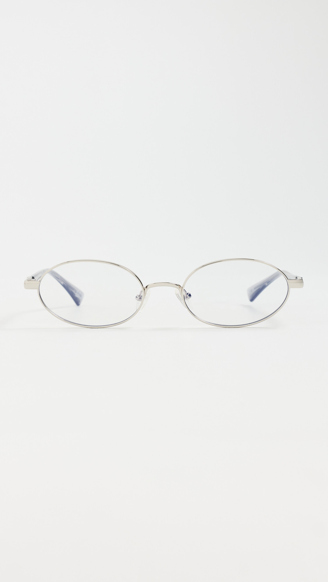 Le Specs Icicle Eyeglasses Silver One Size | Shopbop