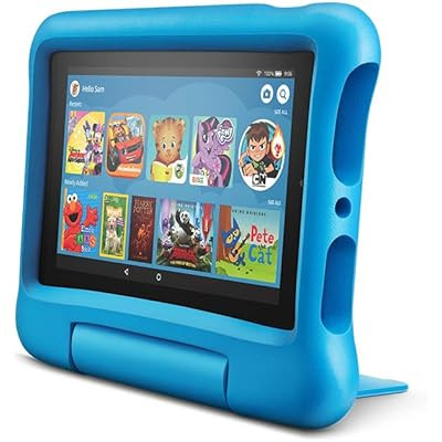All-new Fire HD 8 Kids Edition tablet, 8" HD display, 32 GB, Blue Kid-Proof Case | Amazon (US)