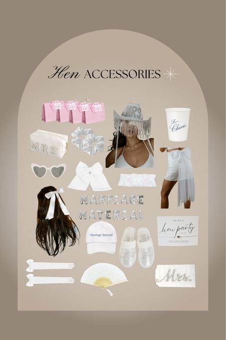 Hen accessories 🤍✨

#LTKparties #LTKwedding #LTKfindsunder100