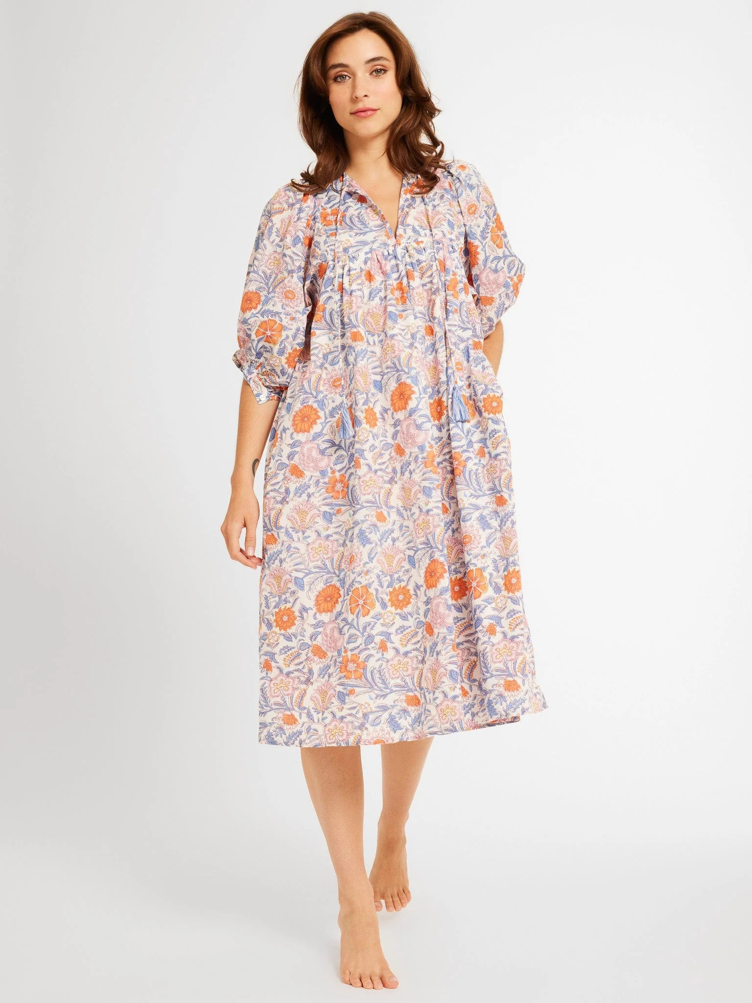 Saffron Dress in Newport Floral | Mille