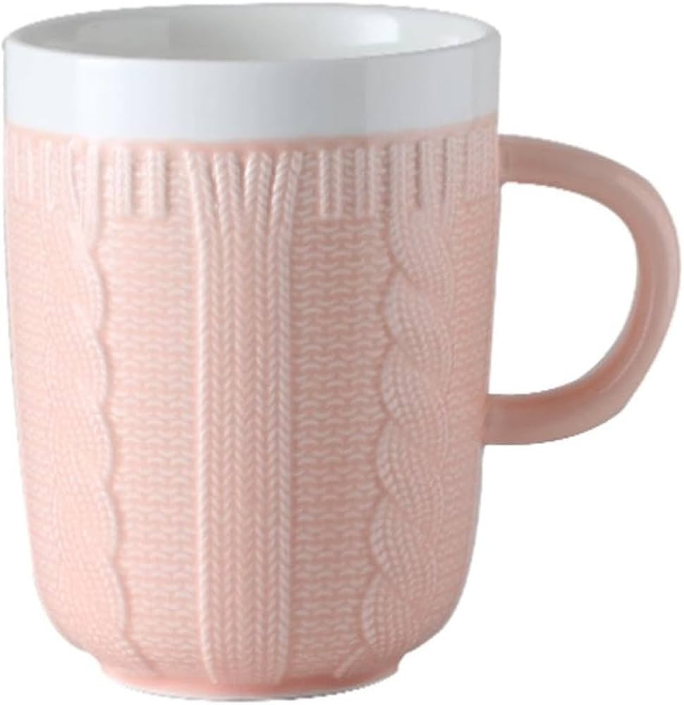 Creative Mug with Handle Ceramic Round Coffee Mug Tea Cup Morning Cup 330ml/11.2oz home office | Amazon (US)