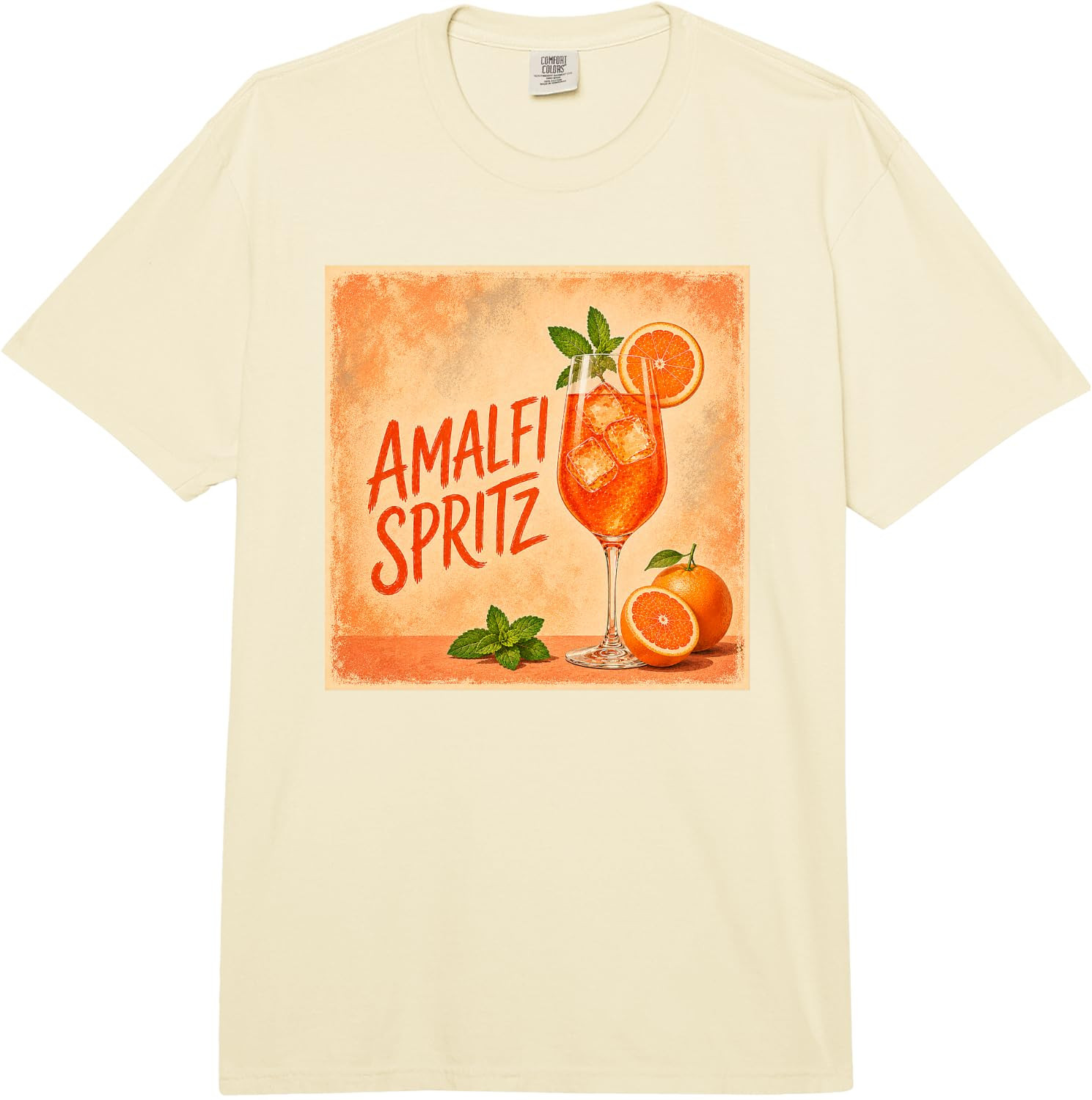 Spritz Vintage Italian Summer Cocktail Graphic Tee Comfort Colors Adult Heavyweight T-Shirt | Amazon (US)