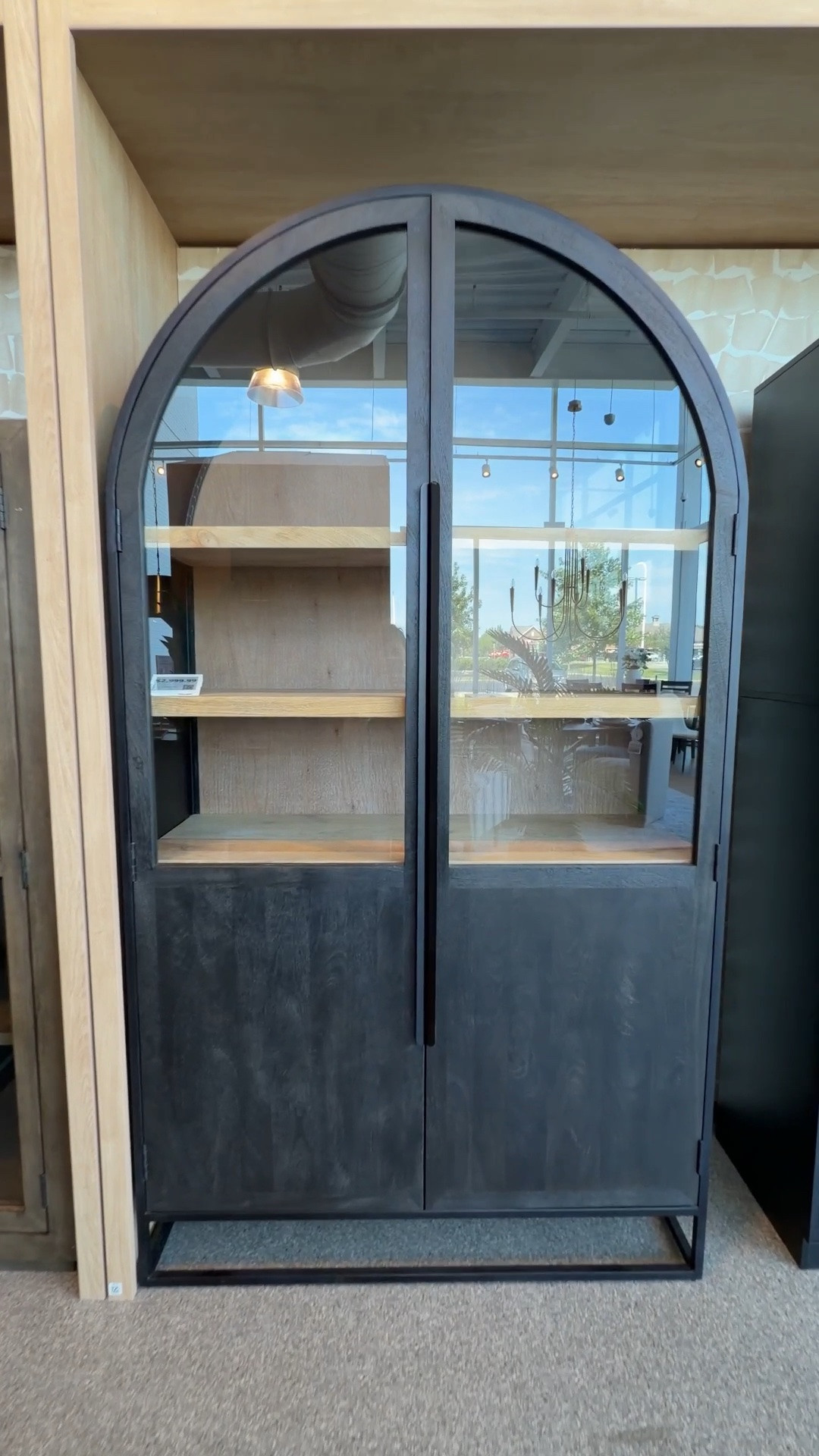 Wayfair furniture find on sale! 😍 The Clementine Mango Accent Cabinet from Joss & Main pairs warm natural mango wood with a contrasting black finish for such a striking, collected look. 🖤 I love the glass-front design for showcasing dishes, books, and favorite décor, while the generous shelving gives you plenty of room to keep everything beautifully organized. 🙌🏻 I’ve linked it and similar cabinet styles in my LTK! ✨ @Wayfair #storagecabinet #cabinet #furniturefind

#LTKHome #LTKSaleAlert