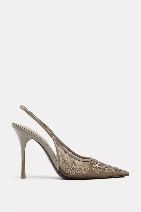 BESTICKTER MESH-PUMPS | Zara DE