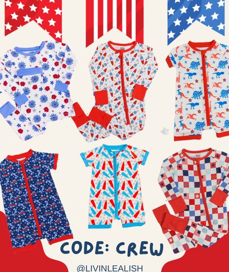 New bamboo drop from DBLC! Code CREW saves! #dblc #memorialday #4thofjuly #bamboopajamqs 

#LTKkids #LTKfamily #LTKbaby