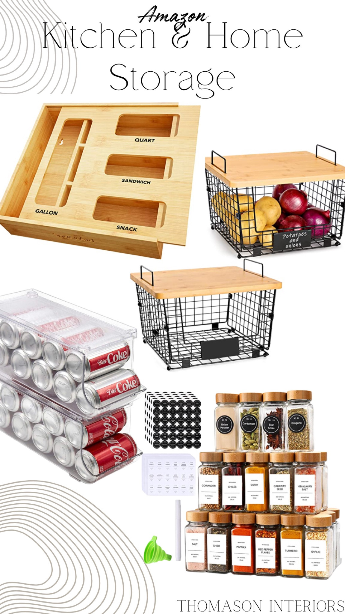 Practical kitchen and home storage off Amazon 

#LTKhome #LTKfamily #LTKFind