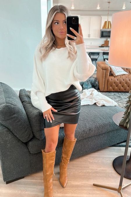 Knee High Boots holiday outfit thanksgiving style ideas 