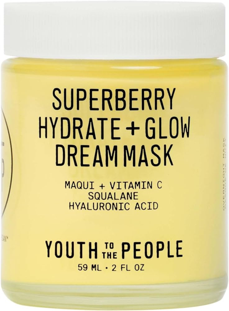 Youth To The People Superberry Dream Mask - Hydrating Vitamin C Face Moisturizer + Overnight Faci... | Amazon (US)