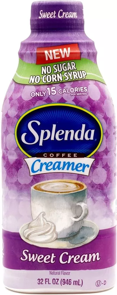 Splenda Sweet Cream Liquid Coffee Creamer, 32 fl oz Bottle 