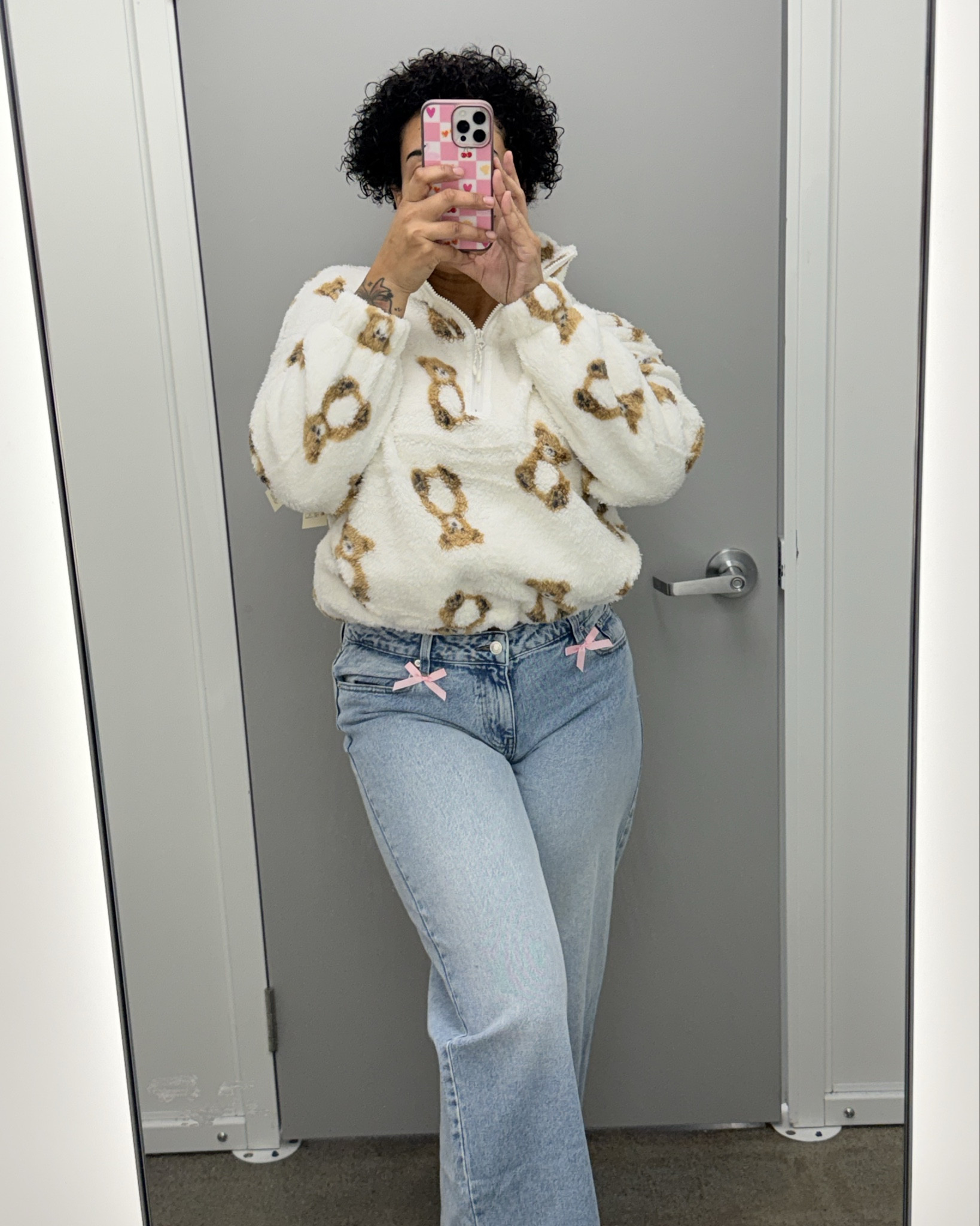 Walmart finds that understood the assignment 🧸✨ Cozy teddy pullover + pink bow jeans = instant favorite 💕  

#WalmartFashion #LTKFinds #WalmartStyle #AffordableStyle #CozySeason #OOTD #LTKOutfit #OOTDInspo #BudgetBabe #WinterFashion #LTKUnder50 #CasualStyle #EverydayOutfit #TryOnHaul #WalmartFinds #FashionOnABudget”


#LTKSeasonal #LTKootd #LTKdayinmylife