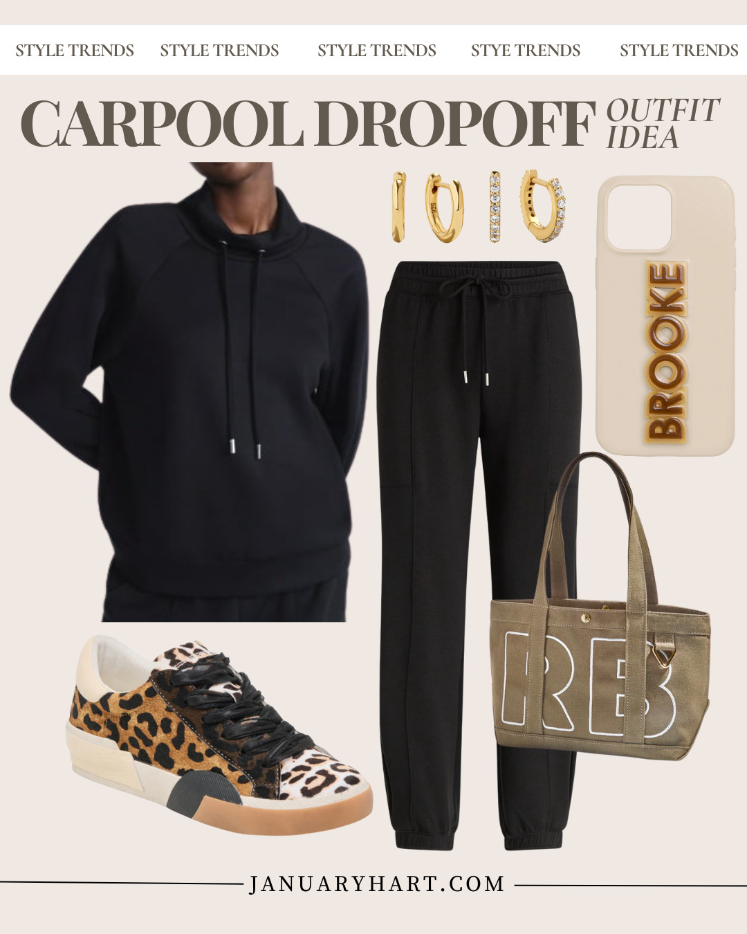 The October Lookbook 🍁

fall street style, loungewear set, athletic pants, hoodie, leopard sneakers, tote bag, casual fall outfits, running errands, walmart, phone case, carpool outfit 

 #LTKOver40 #LTKFindsUnder50 #LTKStyleTip