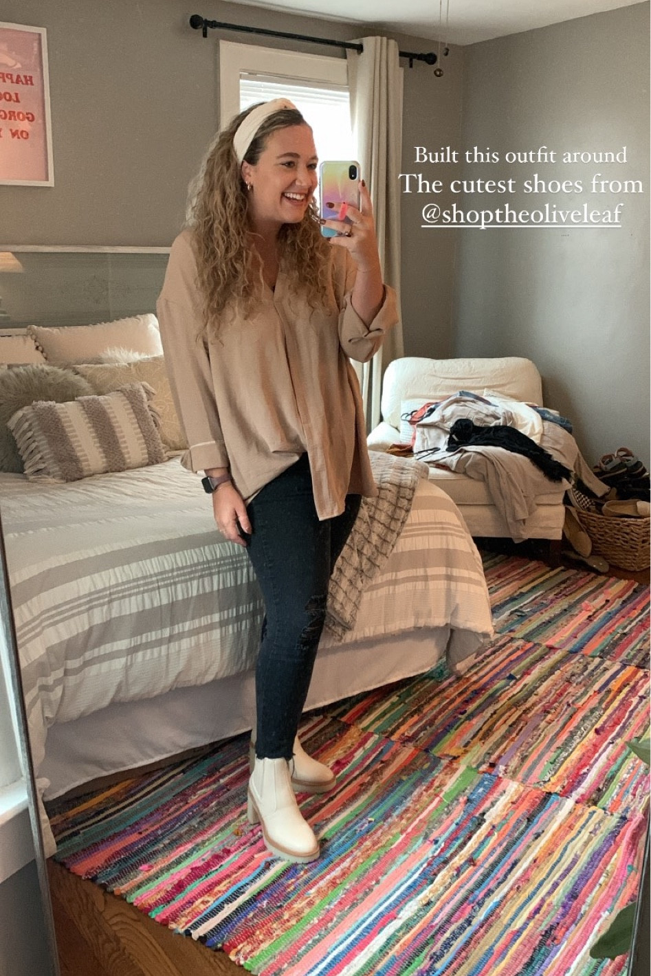 Shoes from @shoptheoliveleaf boutique! 
Size 1XL in top, fits oversized 

#LTKshoecrush #LTKunder50 #LTKcurves