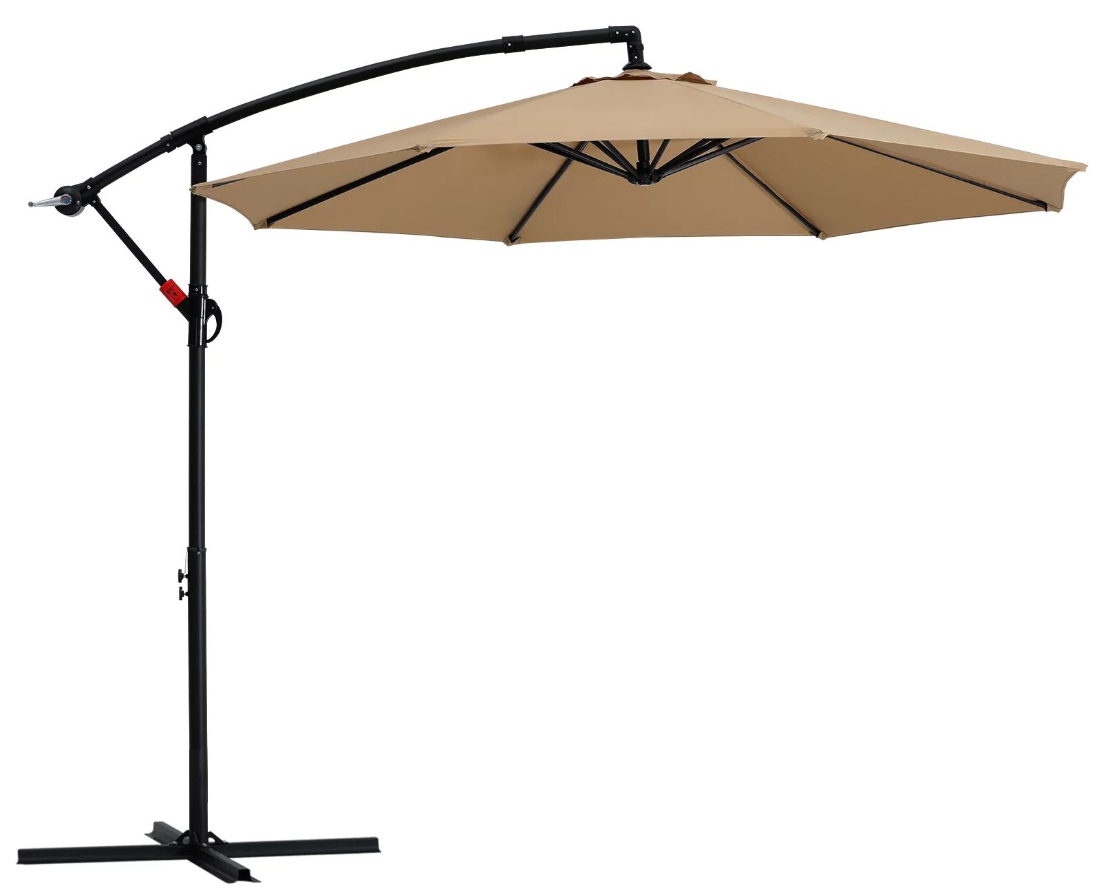ABCCANOPY 9 FT Patio Umbrellas with Crank & Cross Base for Garden, Backyard, Pool and Beach, 12+ ... | Walmart (US)