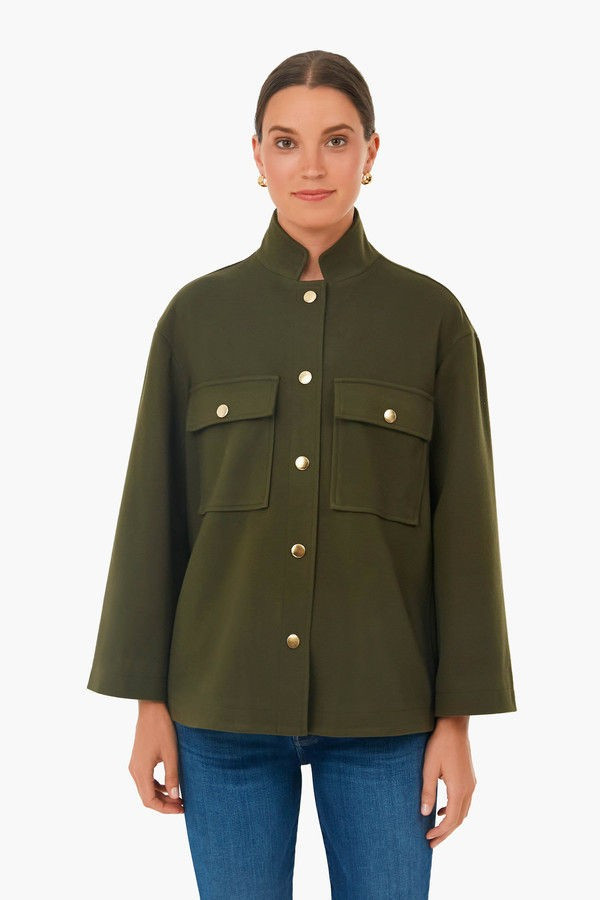 Olive Green Marant Shirt Jacket | Tuckernuck (US)
