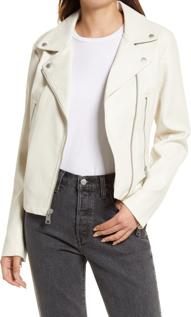 Women's Faux Leather Moto Jacket | Nordstrom | Nordstrom