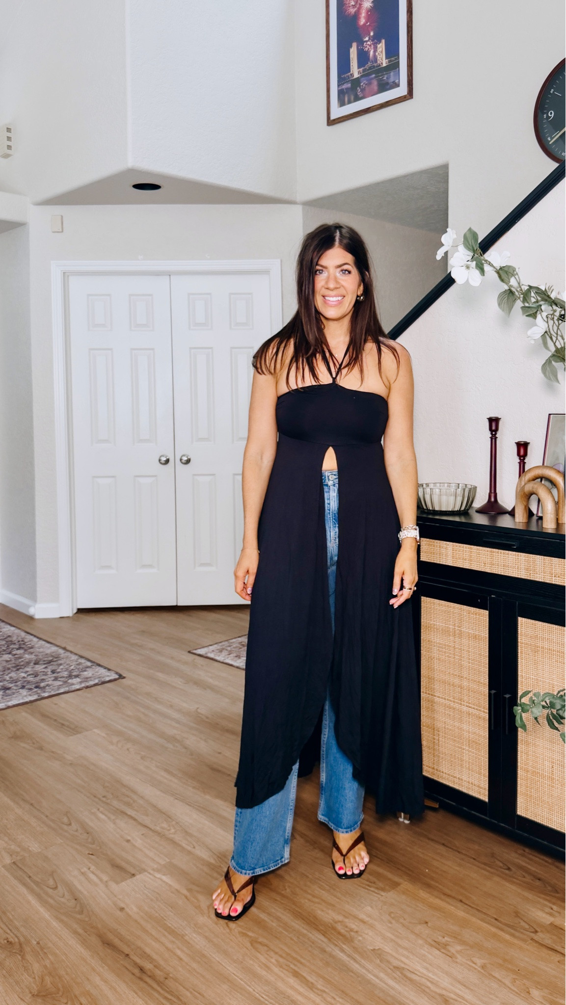 Large maxi top
29 curvy regular jeans
Going out tops, summer tops, jeans and a top, affordable tops, summer midsize outfit, date night, girls night

#LTKootd #LTKSeasonal #LTKTall