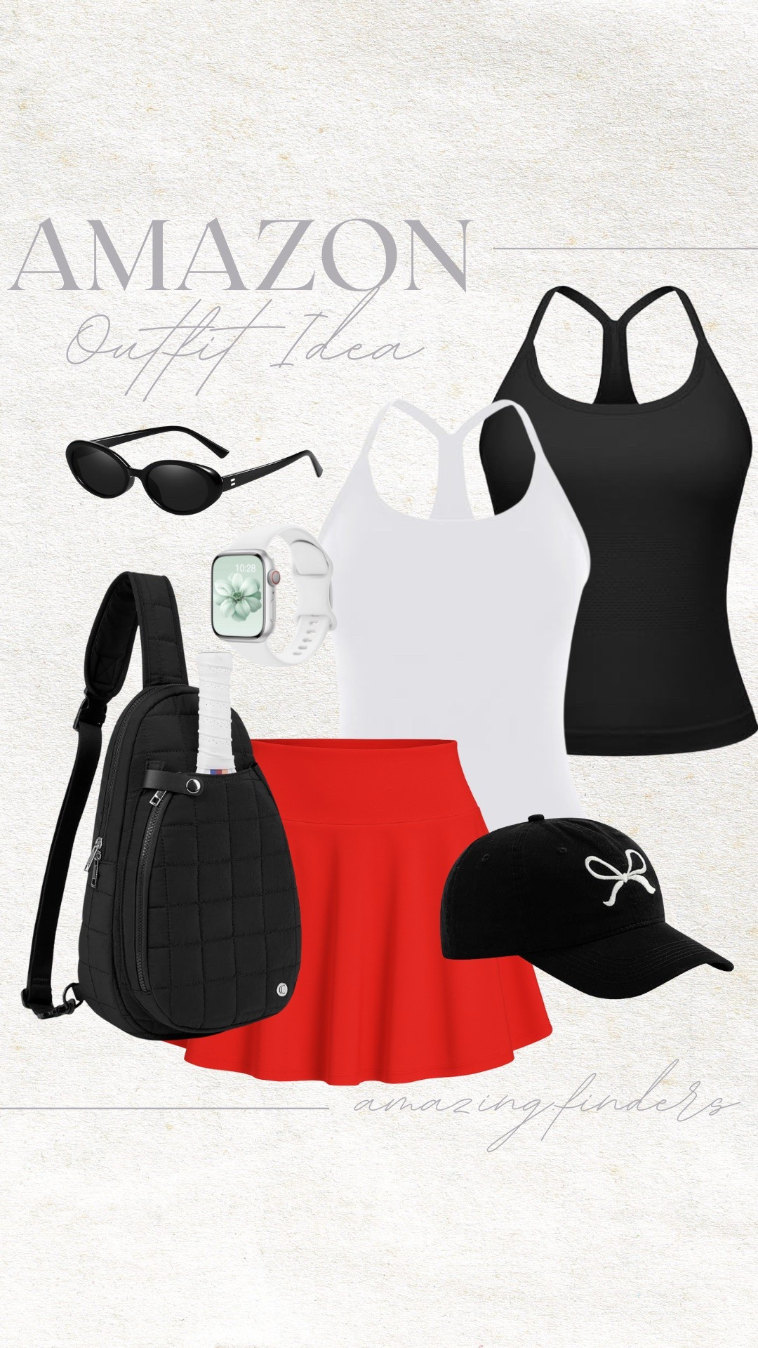 CLUCI Pickleball Bag for Women, Quilted Crossbody Bags for Women Men, Puffer Travel Sling Bag,
Retro Oval Sunglasses for Women Men Fashion Small Oval Sunglasses 90s Vintage Shades,
yolrdiw Women's Cute Pearl Bow Baseball Cap Adjustable Summer Outdoor Sun Hat,
MathCat Workout Tank Tops for Women with Built in Bra, Sleeveless Gym Tops Seamless Racerback Athletic Yoga Shirts 2 Pack,
Sport Silicone Band Compatible with Apple Watch Bands 40mm 38mm 41mm 44mm 45mm 42mm 49mm Women Men,Soft Wristband Waterproof Replacement Sport Strap for iWatch Bands Series 9 8 7 6 5 4 3 2 1 SE Ultra,
PINSPARK Womens Tennis Skirt Pleated Athletic Skirts with Pockets Shorts High Waisted Golf Skort for Workout Pickleball

#LTKSaleAlert #LTKActive #LTKStyleTip