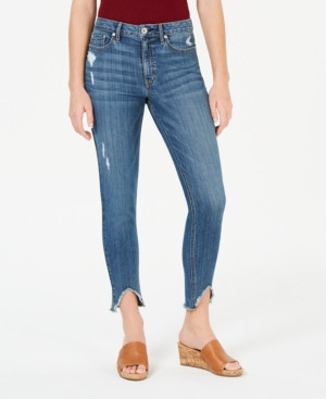 American Rag Juniors' Ripped High-Low Skinny Jeans, Created for Macy's | Macys (US)
