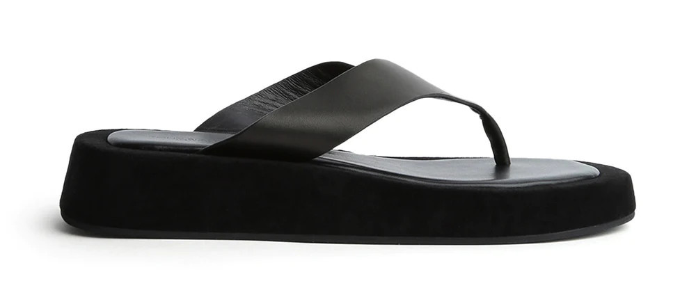 Ives Black Como 3.5cm Sandals | Tony Bianco (US)