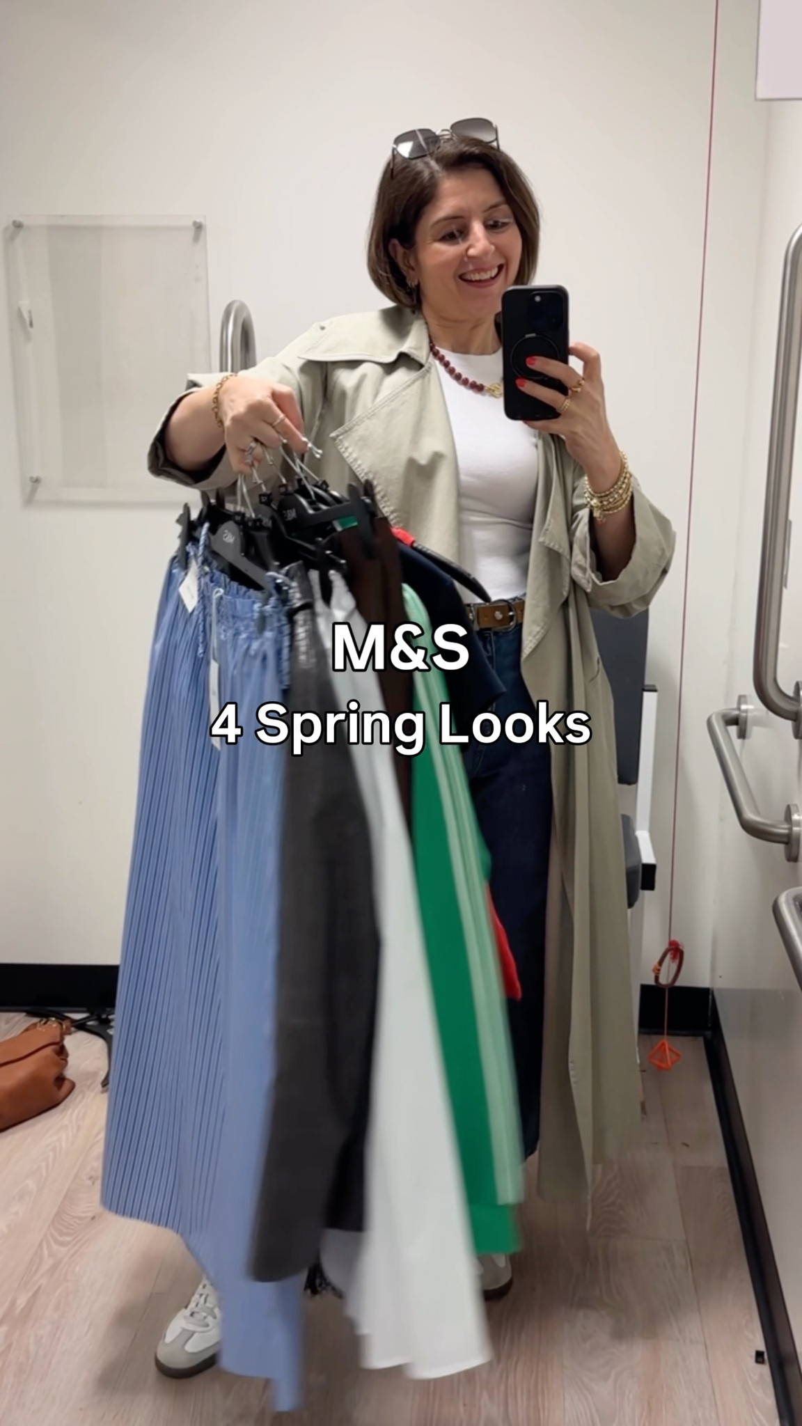 M&S nailing spring. Love the skirts - the white is new in & selling fast - it’s only £30 & it comes in different lengths. I’m wearing the 10 long in both the white & stripes & the 10 in the lace skirt. I’m just under 5ft 6 & much prefer the longer length skirts  

The tees I’m wearing an 8 - excellent layering pieces. 

Wearing a small in the green zip up and medium in the jacket for a more over sized fit. It’s OOS at the moment but hopefully in store  

#LTKspring #LTKuk #LTKsummer