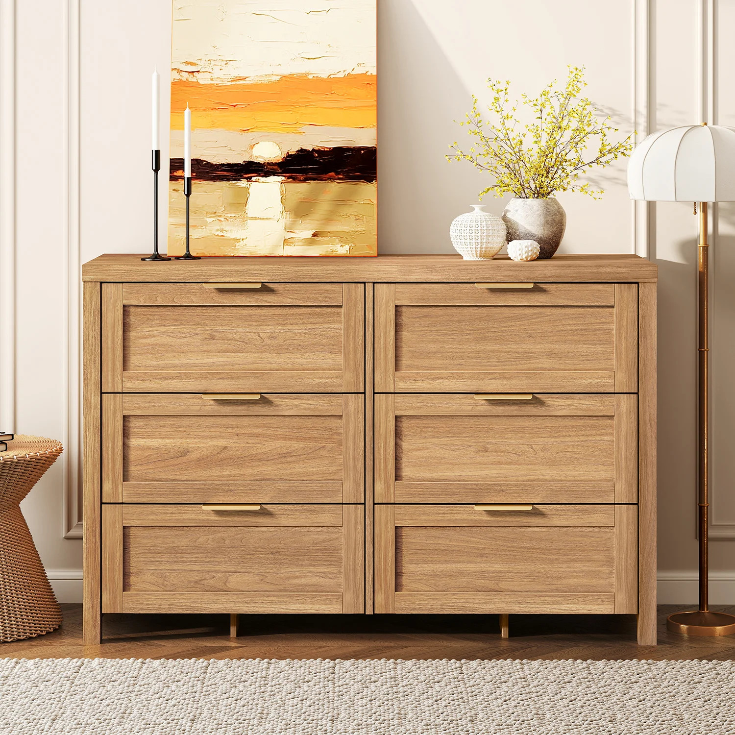 Allenside 6 - Drawer Dresser | Wayfair North America