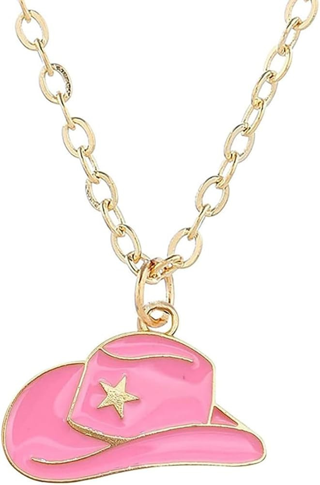 Cowgirl Boot Necklace for Women Western Cowboy Hat Pendant Necklace Western Boots Hat Necklace Se... | Amazon (US)